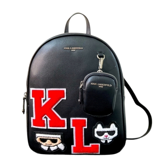🆕️ ✨️🖤 Karl LagerfeldTravel blackBackpack ✨️🖤